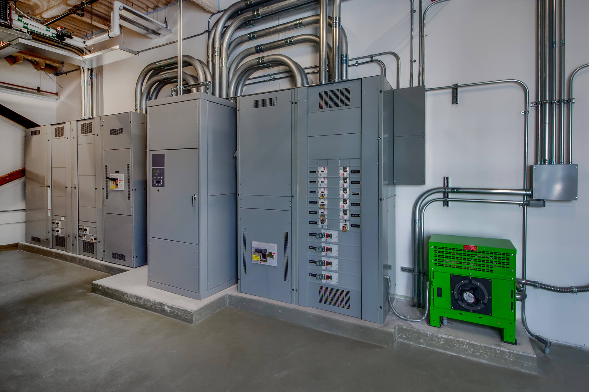 Commercial electrical room